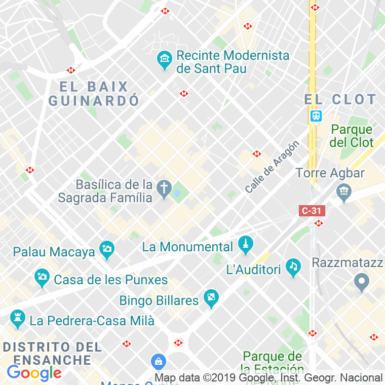 Código Postal calle Lepant   (Impares Del 283 Al Final)  (Pares Del 292 Al Final) en Barcelona
