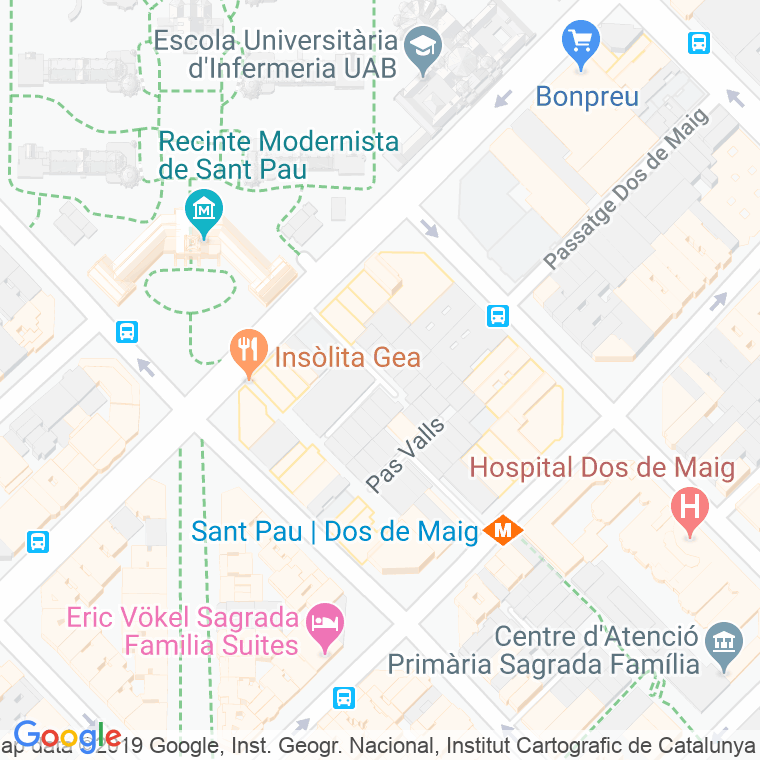Código Postal calle Sant Pau, De, passatge (Impares Del 1 Al Final)  (Pares Del 2 Al Final) en Barcelona