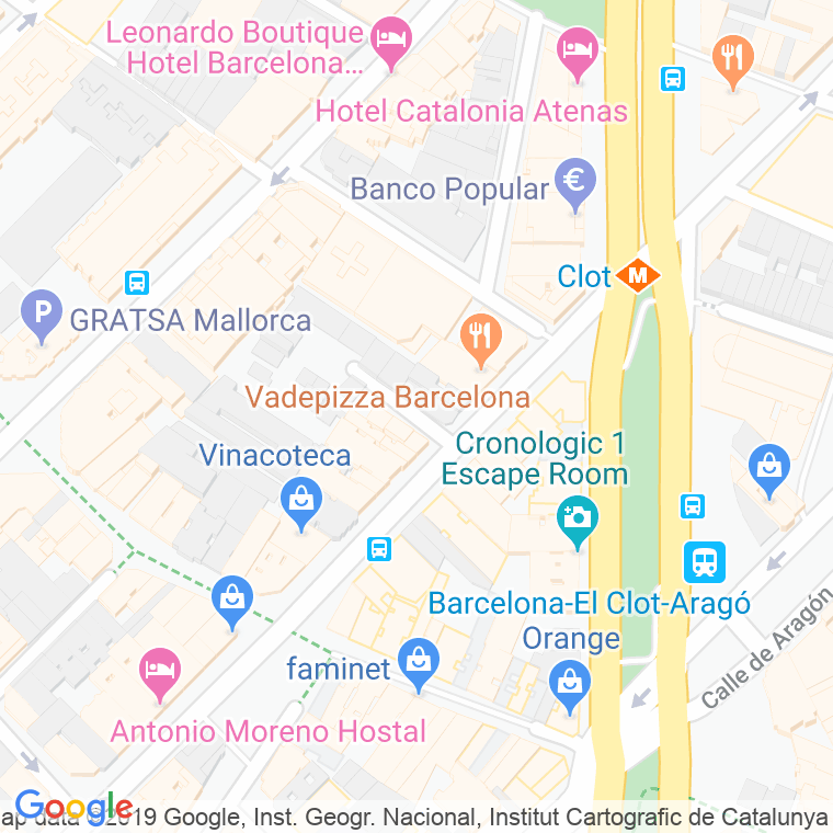 Código Postal calle Arc De Sant Sever, De L' en Barcelona