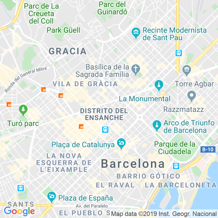 Código Postal calle Mallorca   (Impares Del 505 Al 643)  (Pares Del 520 Al 654) en Barcelona