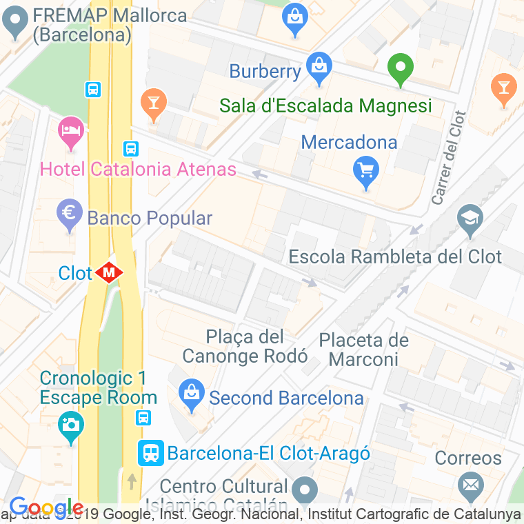 Código Postal calle Ter en Barcelona