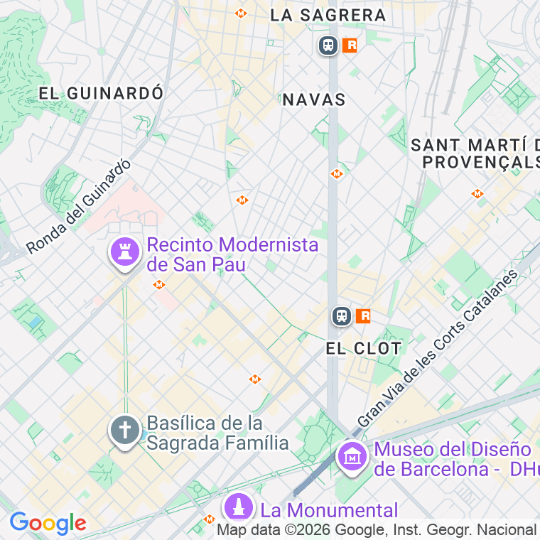 Código postal de Valencia   (impares del 545 al 671)  (pares del 554 al 678) en Barcelona