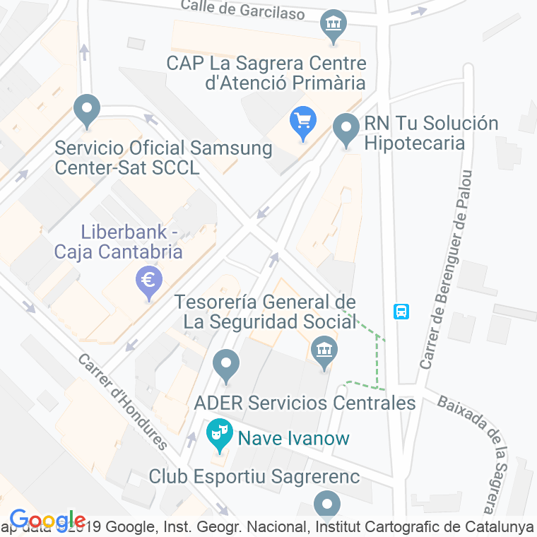 Código Postal calle Ciutat D'elx en Barcelona
