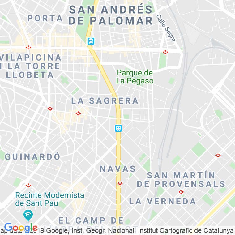 Código Postal calle Sagrera en Barcelona