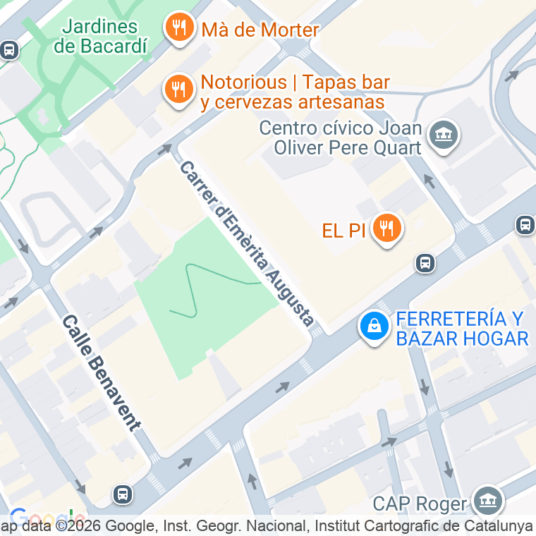 Código postal de Emerita Augusta en Barcelona