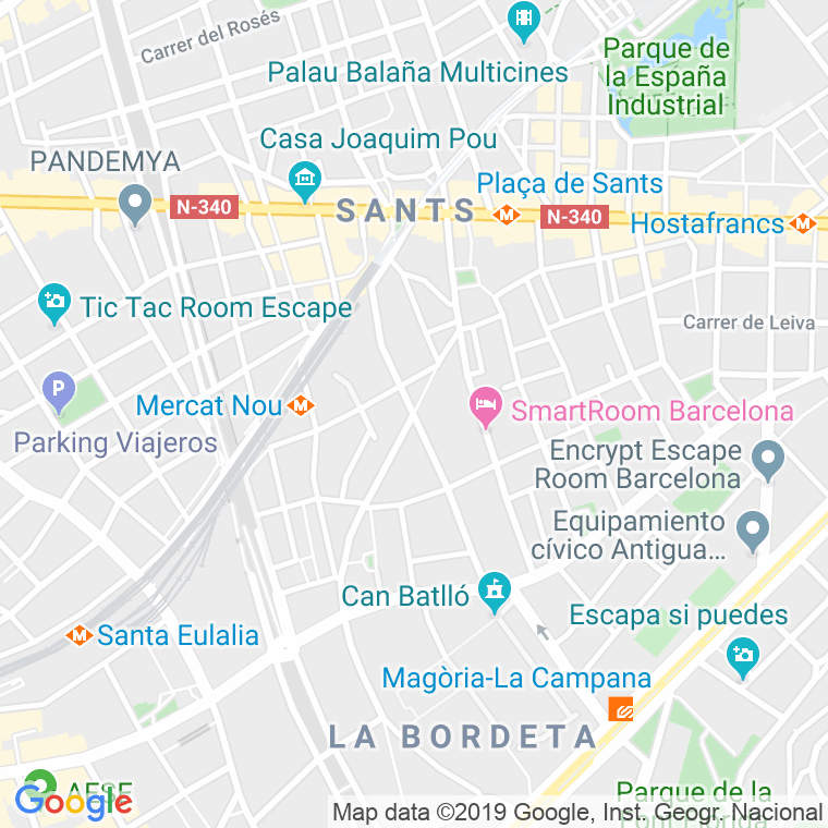 Código Postal calle Jocs Florals   (Impares Del 1 Al 23)  (Pares Del 2 Al 26) en Barcelona