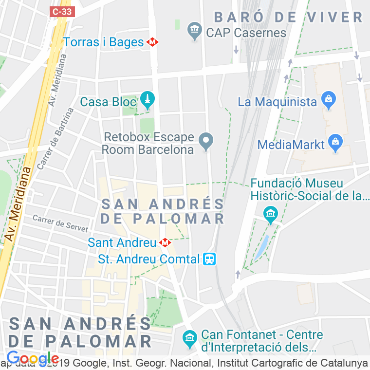 Código Postal calle Cinca en Barcelona