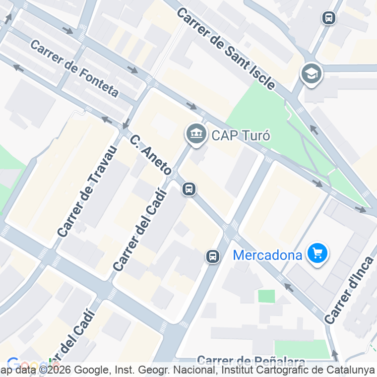 Código postal de Aneto en Barcelona