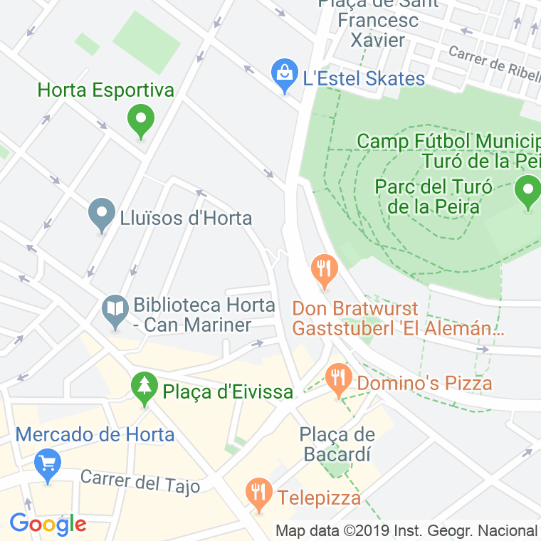 Código Postal calle Can Mariner, De, torrent en Barcelona