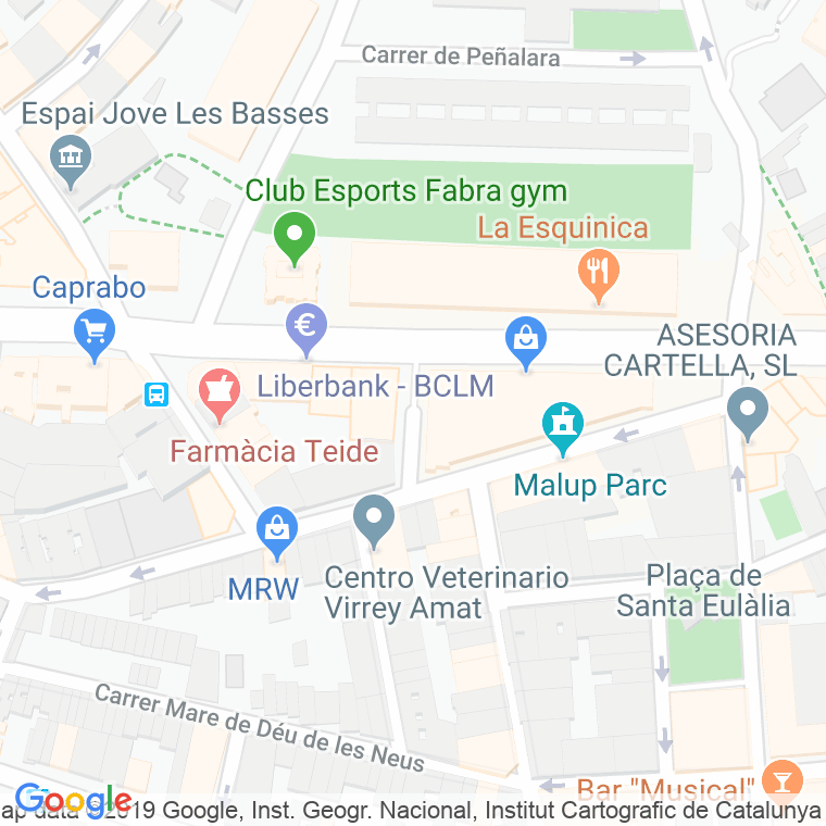 Código Postal calle Das en Barcelona