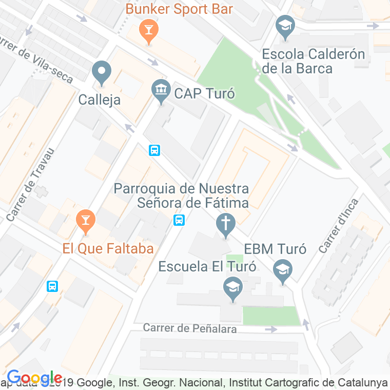 Código Postal calle Montmajor en Barcelona