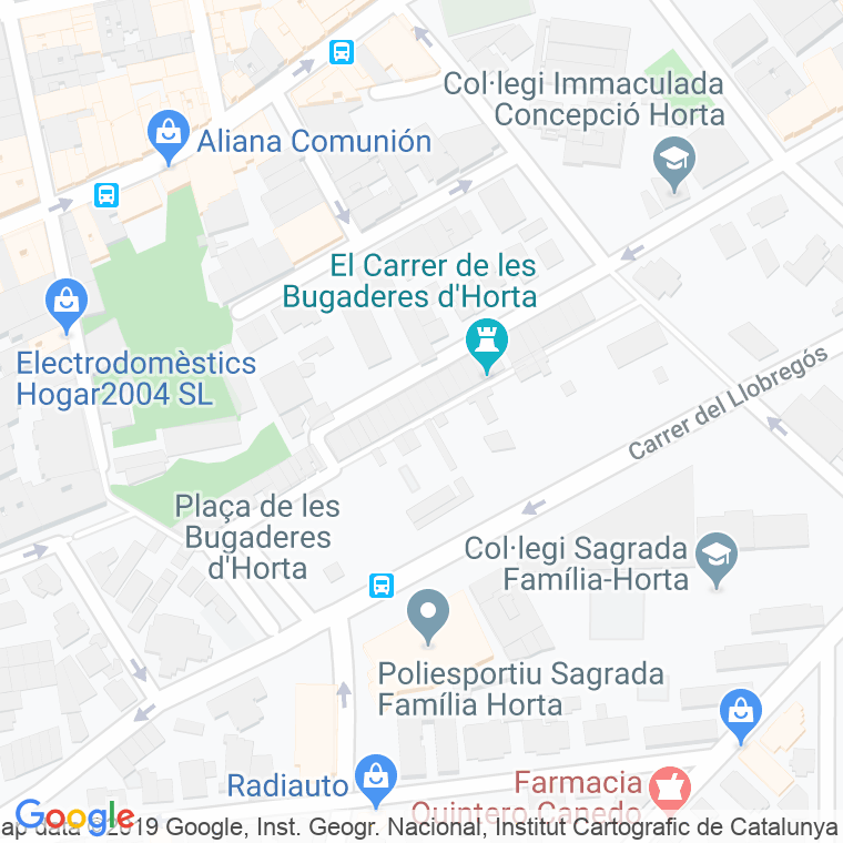 Código Postal calle Aiguafreda en Barcelona