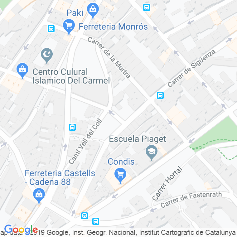 Código Postal calle Boyeros, De, plaça en Barcelona