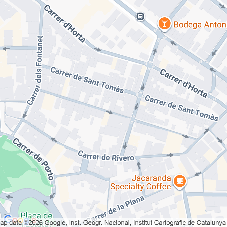 Código postal de Consorts Sans Bernet en Barcelona