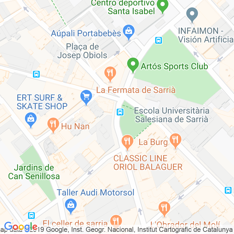 Código Postal calle Artos, plaça (Impares Del 5 Al Final)  (Pares Del 6 Al Final) en Barcelona
