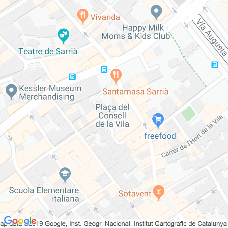 Código Postal calle Consell De La Vila, plaça en Barcelona