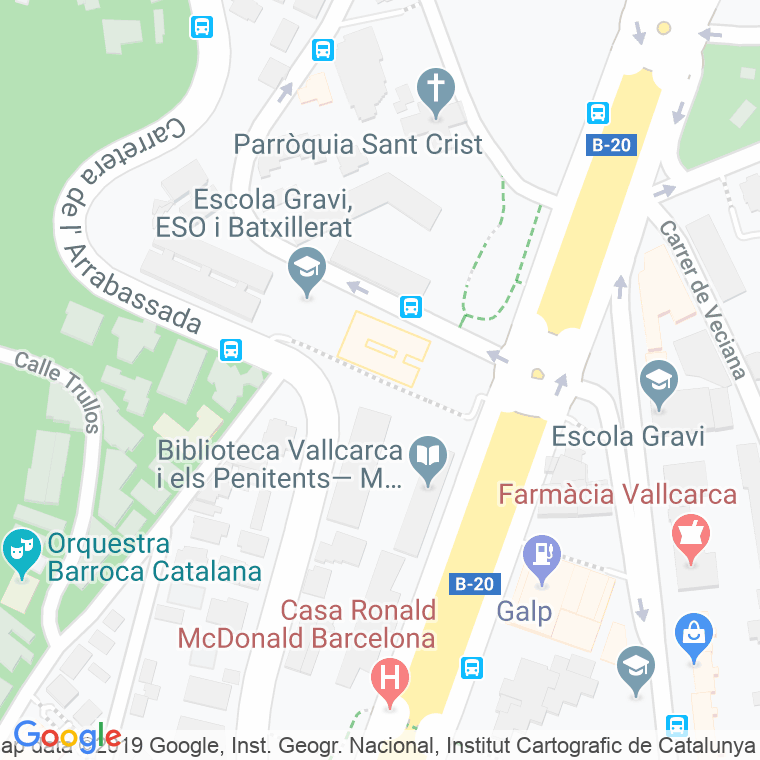 Código Postal calle Canaan en Barcelona
