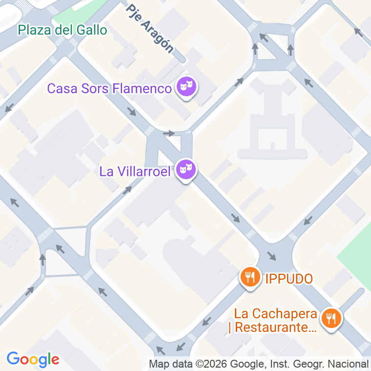Código postal de Villarroel   (impares del 131 al Final)  (pares del 134 al Final) en Barcelona