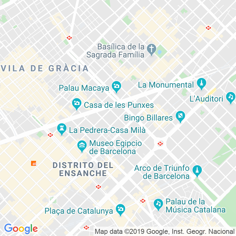 Código Postal calle Bailen   (Impares Del 129 Al Final)  (Pares Del 136 Al Final) en Barcelona