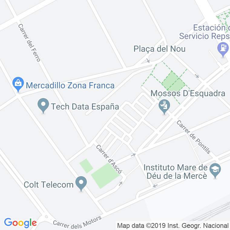Código Postal calle Albarca en Barcelona