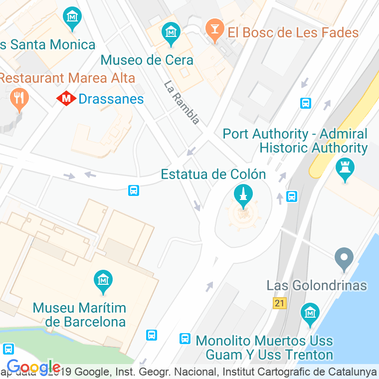 Código Postal calle Portal De La Pau, plaça (Impares Del 7 Al 7)  (Pares Del 6 Al 6) en Barcelona