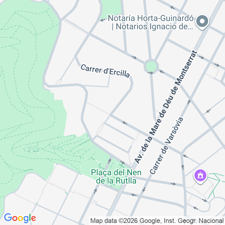 Código postal de Ercilla, D' en Barcelona