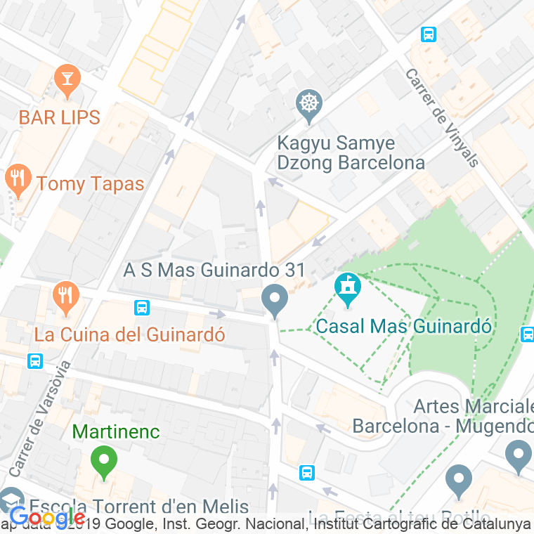 Código Postal calle Maspons I Labros en Barcelona