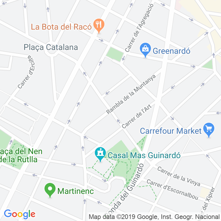Código Postal calle Vinyals, De en Barcelona