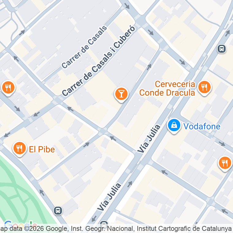 Código postal de Pare Rodes en Barcelona