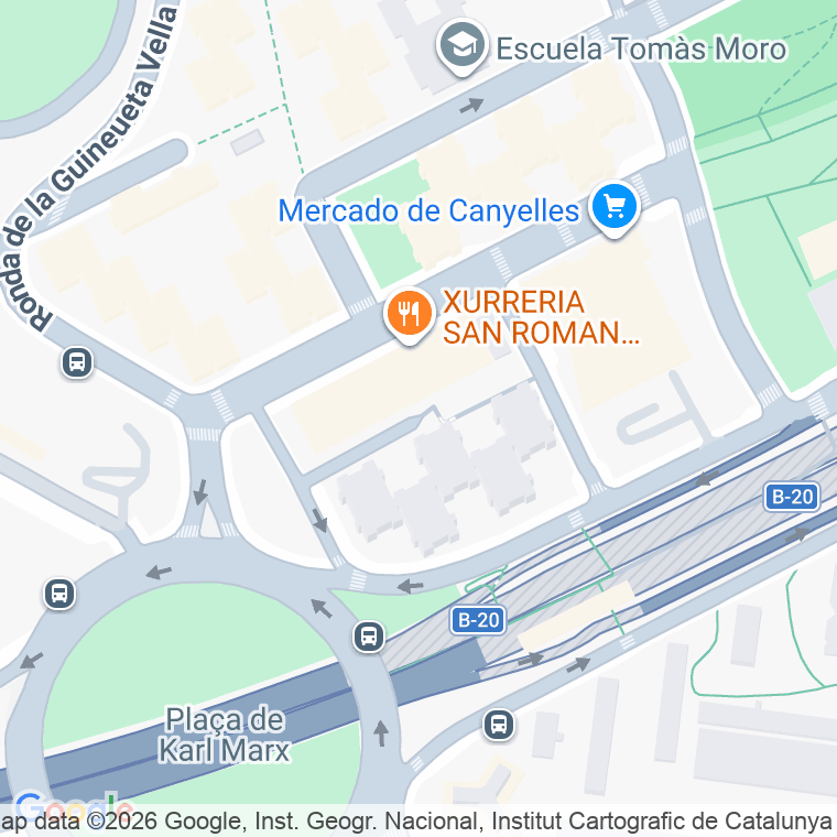 Código postal de Victor Jara en Barcelona