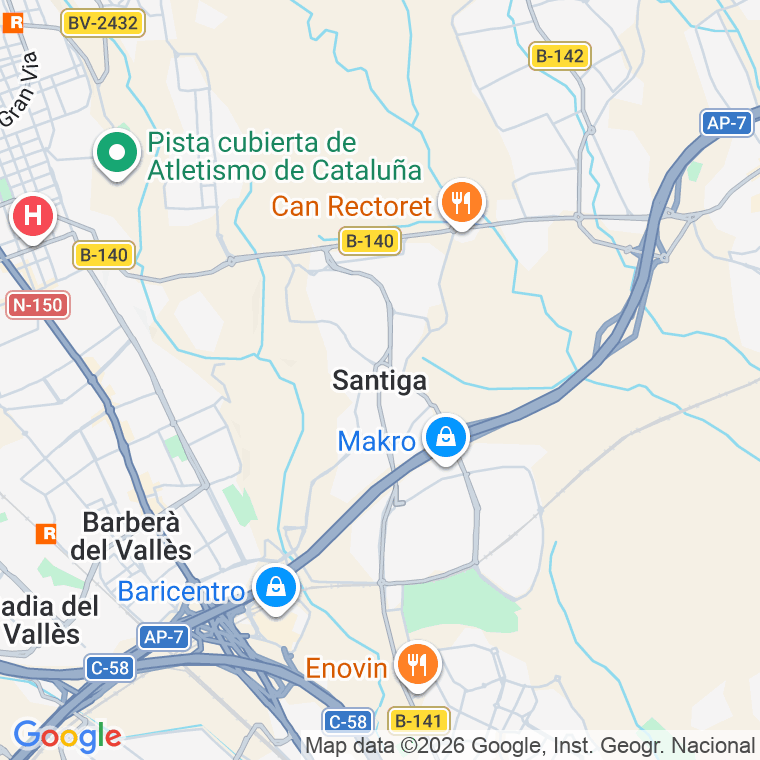 Código postal de Santiga (santa Perpetua de Mogoda) en Barcelona