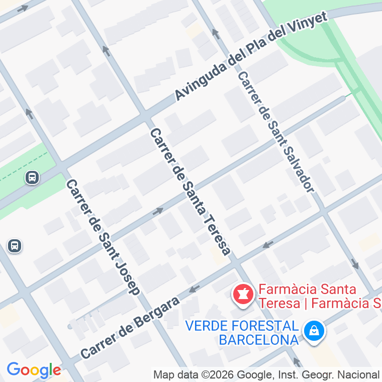 Código postal de Tetuan, Carrer en Sant Cugat del Vallés