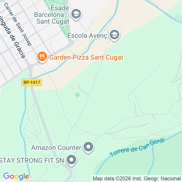 Código postal de Cami Crist Treballador en Sant Cugat del Valles