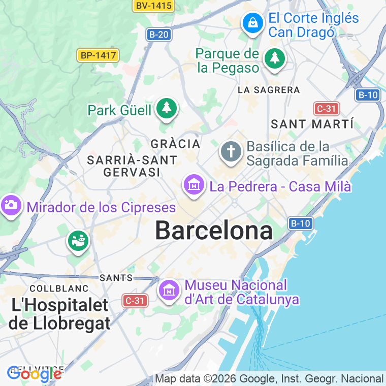 Código postal de Alcalde Barnils, Avinguda (impares del 1 al 9)  (pares del 2 al 10) en Sant Cugat del Vallés