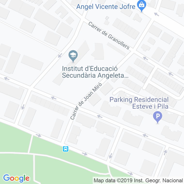 Código Postal calle Joan Miro, carrer en Sant Cugat del Vallés