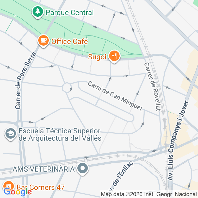 Código postal de Xavier Azqueta, Passeig en Sant Cugat del Vallés