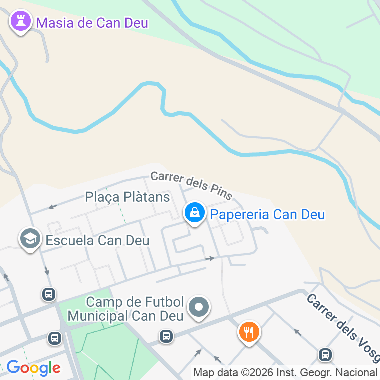 Código postal de Masia Can Roig Dels Pins en *diseminado*