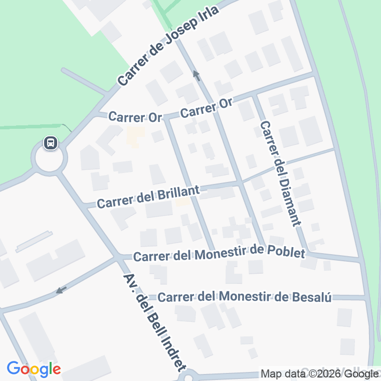 Código postal de Monestir Vilabertran, Carrer en Sant Cugat del Vallés