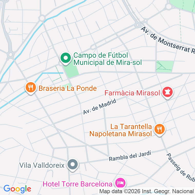 Código postal de Sant Sebastia, Carrer en Sant Cugat del Vallés