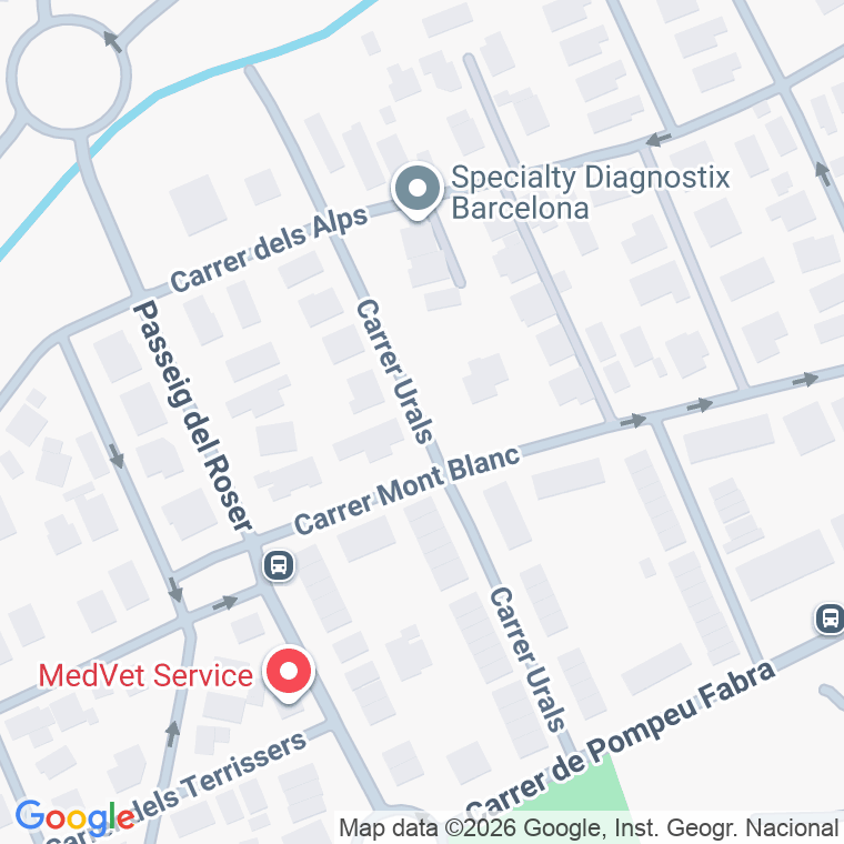 Código postal de Urals, Carrer en Sant Cugat del Vallés