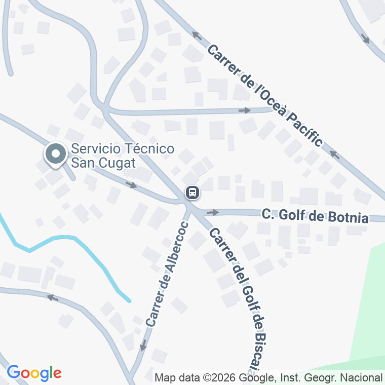 Código postal de Golf de Biscaia, Carrer en Sant Cugat del Vallés