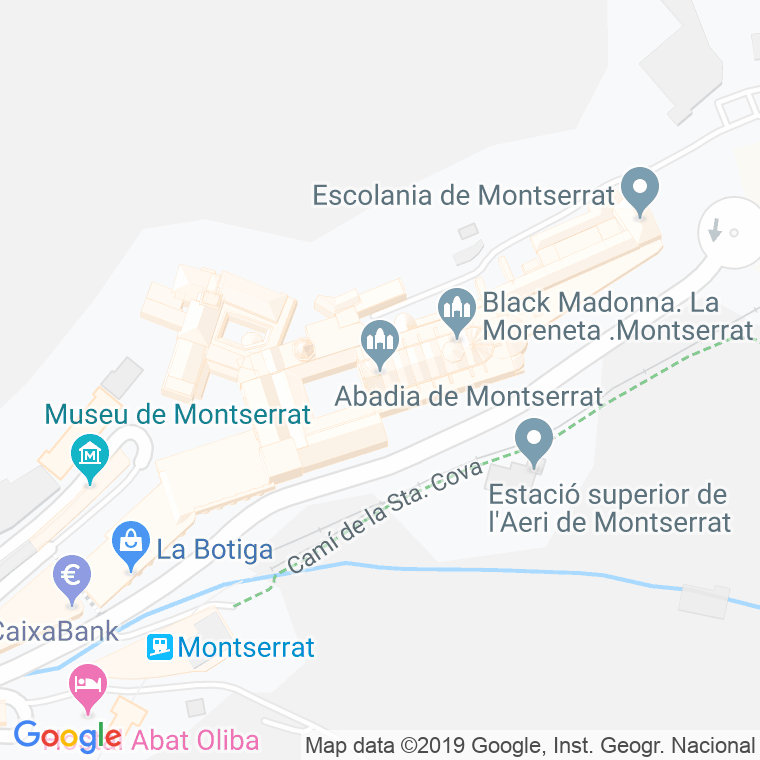 Código Postal de Montserrat (Monestir) en Barcelona