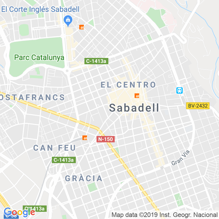 Código Postal calle Granados, plaça en Sabadell