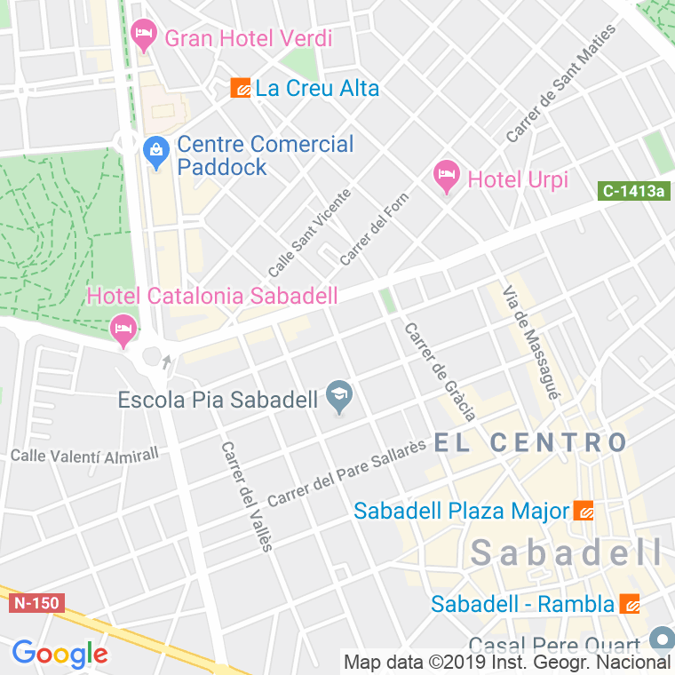 Código Postal calle Josep Renom en Sabadell