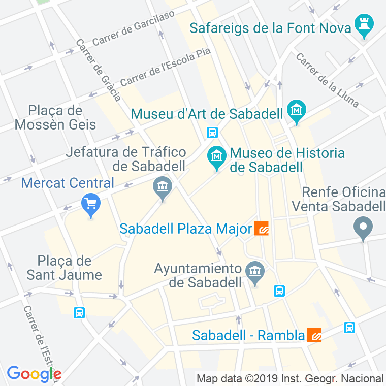 Código Postal calle Sant Antoni en Sabadell
