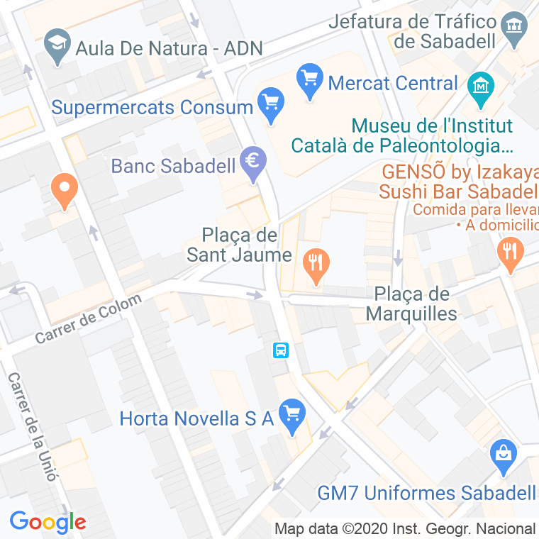 Código Postal calle Sant Jaume, plaça en Sabadell