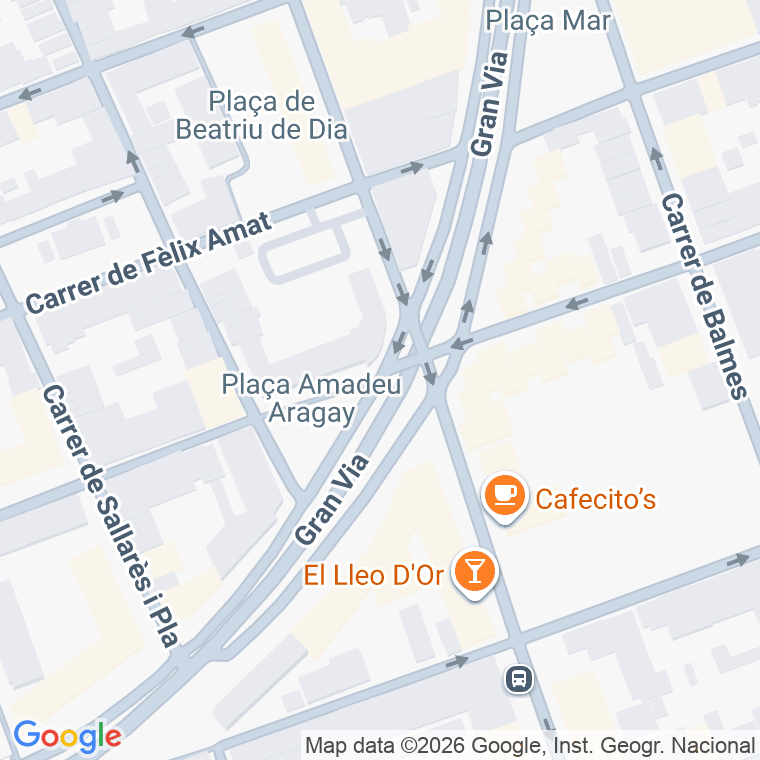 Código postal de Amadeu Aragay, D', Plaça en Sabadell