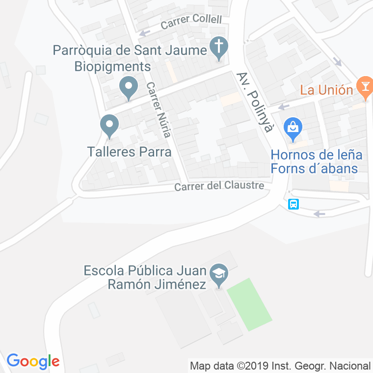 Código Postal calle Claustre en Sabadell