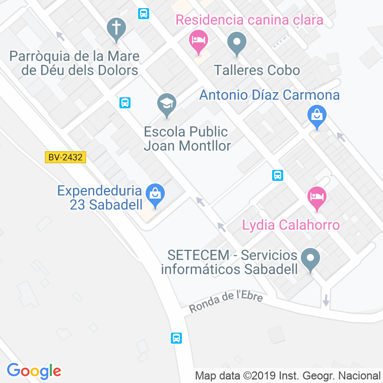 Código Postal calle Congost en Sabadell