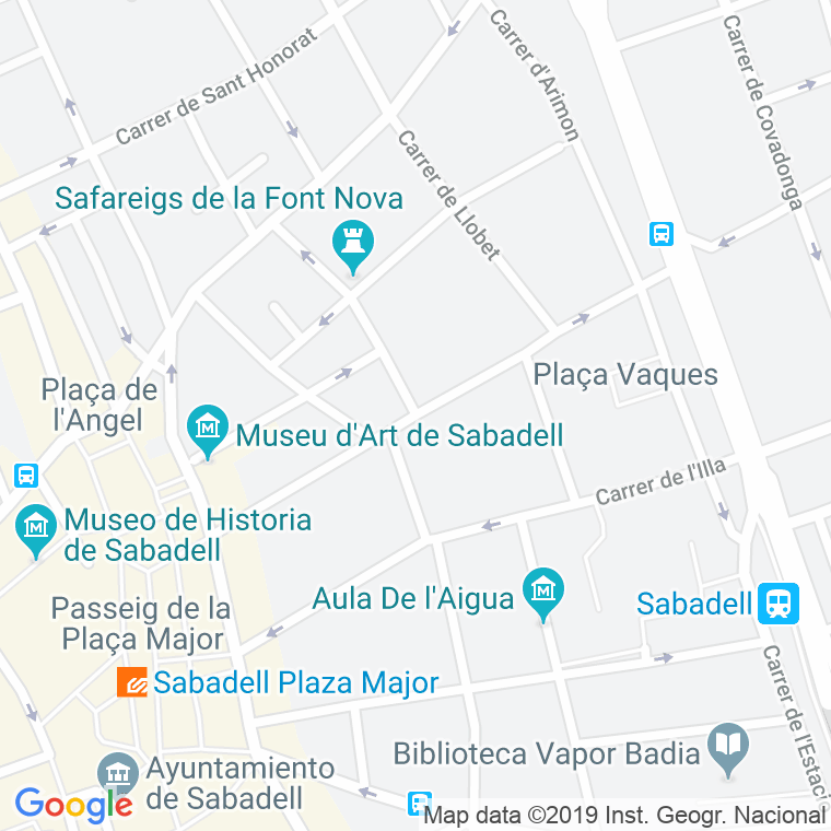 Código Postal calle Creueta en Sabadell